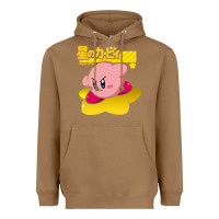 Toasted Coconut kirby men's pink Heavyweight Hoodie - FloraArt