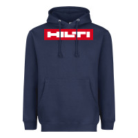 Navy hilti Heavyweight Hoodie - FloraArt
