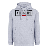 Heather Grey wolfsburg deutschland germany german flag Heavyweight Hoodie - FloraArt