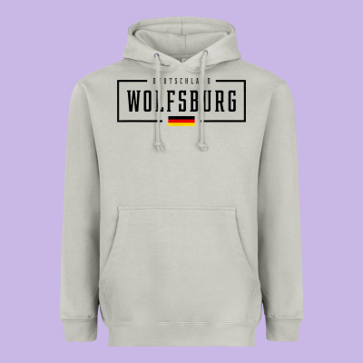 Wolfsburg Deutschland Germany German Flag Heavyweight Hoodie Designed By Floraart
