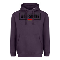 Plum wolfsburg deutschland germany german flag Heavyweight Hoodie - FloraArt