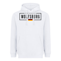 White wolfsburg deutschland germany german flag Heavyweight Hoodie - FloraArt