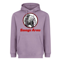 Lavender Savage Arms Heavyweight Hoodie - FloraArt
