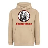 Mushroom Savage Arms Heavyweight Hoodie - FloraArt