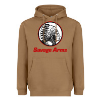 Toasted Coconut Savage Arms Heavyweight Hoodie - FloraArt