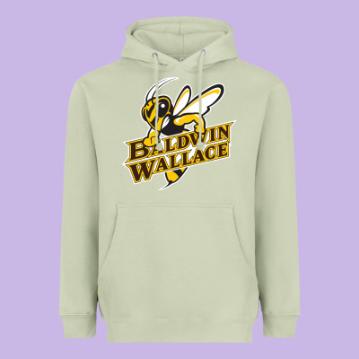 Baldwin Wallace University Yellowjackets Heavyweight Hoodie Designed By Floraart
