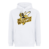White Baldwin wallace university yellowjackets Heavyweight Hoodie - FloraArt