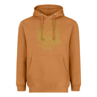 Meerkat Cyberpunk samurai Neon Green Heavyweight Hoodie - FloraArt
