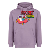 Lavender Secret Squirrel  51 Heavyweight Hoodie - FloraArt