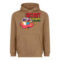 Toasted Coconut Secret Squirrel  51 Heavyweight Hoodie - FloraArt
