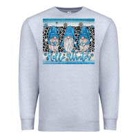 Heather Grey hello winter gnome Premium Sweatshirt - JahusDesignShop