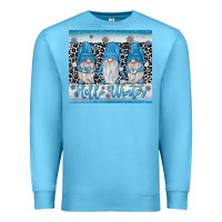 Ocean Blue hello winter gnome Premium Sweatshirt - JahusDesignShop