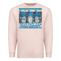 Pale Pink hello winter gnome Premium Sweatshirt - JahusDesignShop