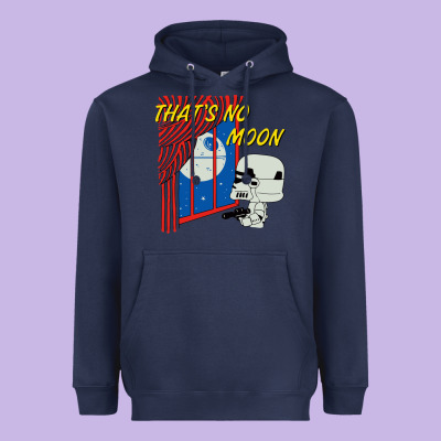 Thats No Moon Heavyweight Hoodie Designed By Floraart