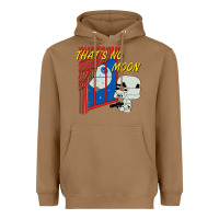 Toasted Coconut thats no moon Heavyweight Hoodie - FloraArt