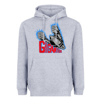 Heather Grey Gigantor Essentia Heavyweight Hoodie - FloraArt