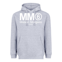 Heather Grey mm6 maison margiela Heavyweight Hoodie - FloraArt