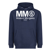 Navy mm6 maison margiela Heavyweight Hoodie - FloraArt