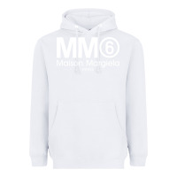 White mm6 maison margiela Heavyweight Hoodie - FloraArt