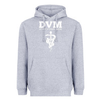 Heather Grey Doctor of Veterinary Medicine DVM Veterinarian Vet Tech Heavyweight Hoodie - FloraArt