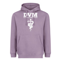 Lavender Doctor of Veterinary Medicine DVM Veterinarian Vet Tech Heavyweight Hoodie - FloraArt