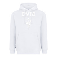 White Doctor of Veterinary Medicine DVM Veterinarian Vet Tech Heavyweight Hoodie - FloraArt