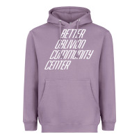 Lavender Better Oblivion Community Center Heavyweight Hoodie - FloraArt