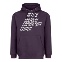 Plum Better Oblivion Community Center Heavyweight Hoodie - FloraArt