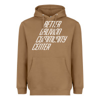Toasted Coconut Better Oblivion Community Center Heavyweight Hoodie - FloraArt