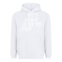 White Better Oblivion Community Center Heavyweight Hoodie - FloraArt