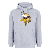 Heather Grey Team Of Minnesota American Football Heavyweight Hoodie - FloraArt