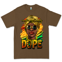 Cacao Unapologetically dope afro Premium Tee - HowdyJamesFarm