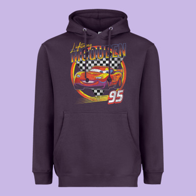 Cars Lightning Mcqueen Heavyweight Hoodie Designed By Floraart