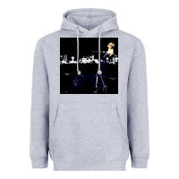 Heather Grey roxy poster Heavyweight Hoodie - FloraArt