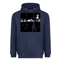 Navy roxy poster Heavyweight Hoodie - FloraArt