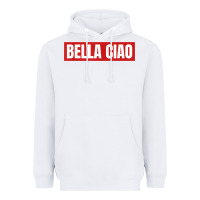 White bella ciao tshirt for casa song lovers  men women tshirt t shirt Heavyweight Hoodie - FloraArt