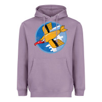 Lavender Ww2 91St Bomb Squadron Flying Fortress Soaring Bird Patch Heavyweight Hoodie - FloraArt
