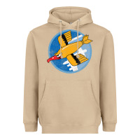 Mushroom Ww2 91St Bomb Squadron Flying Fortress Soaring Bird Patch Heavyweight Hoodie - FloraArt