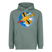 Sage Ww2 91St Bomb Squadron Flying Fortress Soaring Bird Patch Heavyweight Hoodie - FloraArt