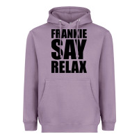 Lavender Frankie Say Relax Essential Heavyweight Hoodie - FloraArt