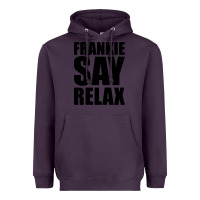 Plum Frankie Say Relax Essential Heavyweight Hoodie - FloraArt