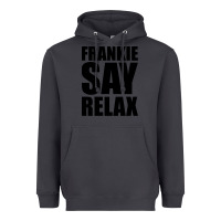 Smoke Frankie Say Relax Essential Heavyweight Hoodie - FloraArt