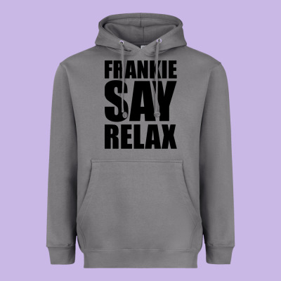 Frankie Say Relax Essential Heavyweight Hoodie Designed By Floraart
