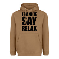 Toasted Coconut Frankie Say Relax Essential Heavyweight Hoodie - FloraArt