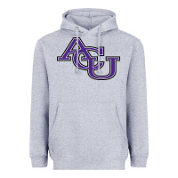 Heather Grey ACU ABILENE CHRISTIAN UNIVERSITY Heavyweight Hoodie - FloraArt