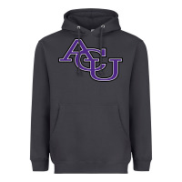 Smoke ACU ABILENE CHRISTIAN UNIVERSITY Heavyweight Hoodie - FloraArt