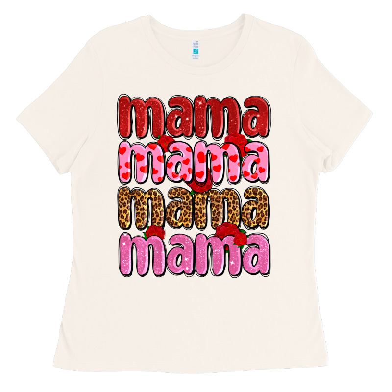 Valentines Day Mama Olivia Ladies Tee by OliviaCreatesArt | Teevron