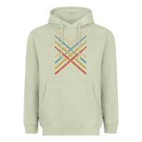 Matcha retro vintage drummer tshirt 70s 80s distressed drum sticks long sleev Heavyweight Hoodie - FloraArt