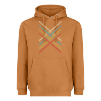 Meerkat retro vintage drummer tshirt 70s 80s distressed drum sticks long sleev Heavyweight Hoodie - FloraArt