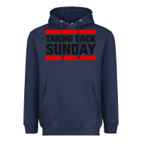 Navy TAKING BACK SUNDAY Heavyweight Hoodie - FloraArt